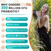 300 Billion CFU & 24 Strains Probiotic with 15 Organic