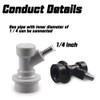 2 Pair Ball-Lock Barb Dis-connects Set by PERA