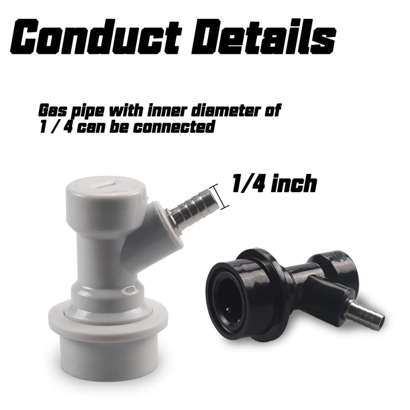2 Pair Ball-Lock Barb Dis-connects Set by PERA