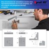 Mprofi MT Pack of 10 | Hinges for Cabinet Doors