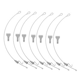 SEWACC 10 Sets Adjustable Picture Hanging Wire Kit of Durable Hooks for Art Displays Easy Installation for Home Office Galleries