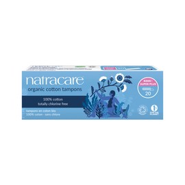 Natracare Tampons Super Plus Organic 20 Pack non Applicator