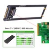 CY Card U.2 SFF-8639 Host to PCI-E Ruler 1U GEN-Z