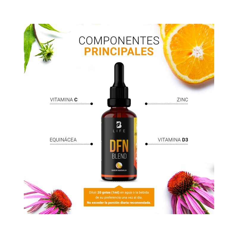 Immune Complex Gotas para 60 días. Ingredientes naturales: Vitamina C,