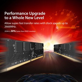 Silicon Power 32GB (16GBx2) DDR4 2666MHz 260-pin CL19 1.2V SODIMM Laptop Memory- Compatible with Intel Skylake-X Platforms/Kaby Lake-X CPU Series motherboards