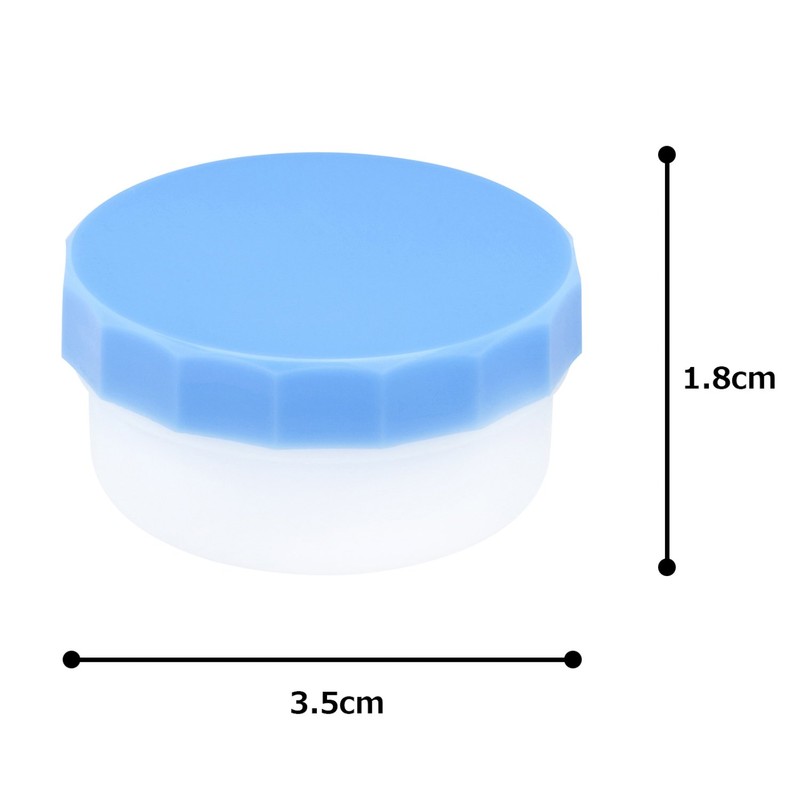 KAM Chemical 0-8173-02 Plastic Softing Jar (Deep Type, Unsteriled), 4.3