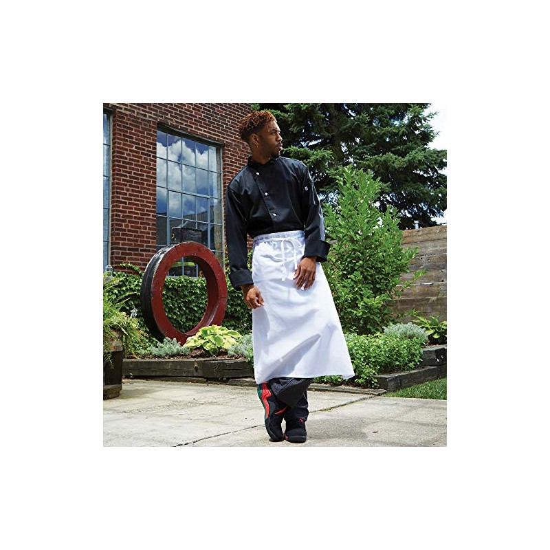 Uncommon Threads Unisex Bar Apron, Black, One Size