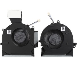 New CPU+GPU Cooling Fan (DC12V) Replacement for HP OMEN 16-B 16-C RTX3060 RTX3070 TPN-Q265 TPN-Q267 Fan Series M75487-001 ND8CC02-20K25 M75488-001 ND8CC02-20K26