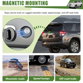 Qyebbk Magnetic Trunk Keyhole Covers for 2010-2019 Toyota 4Runner Tailgate Door Lock Protector Decor for 4 Runner Accessories Black,1Pcs(Not Fit Limited)