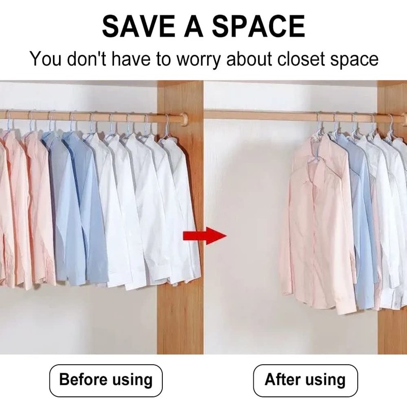 Clothes Hanger Connector Hooks, 80PCS Sturdy Mini Cascading Hanger Hooks,