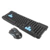 Wireless Keyboard Mouse Combo Set 2.4G Multimedia USB Receiver for
