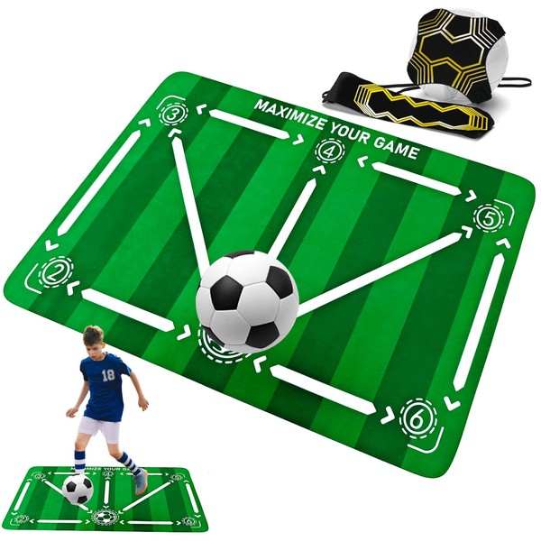 PENEYON Soccer Training Equipment,Agility Training Equipment,Soccer Training Mat,Soccer Train Mat