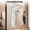 U Shaped Shower Curtain Rod Adjustable Stainless Steel U Shape