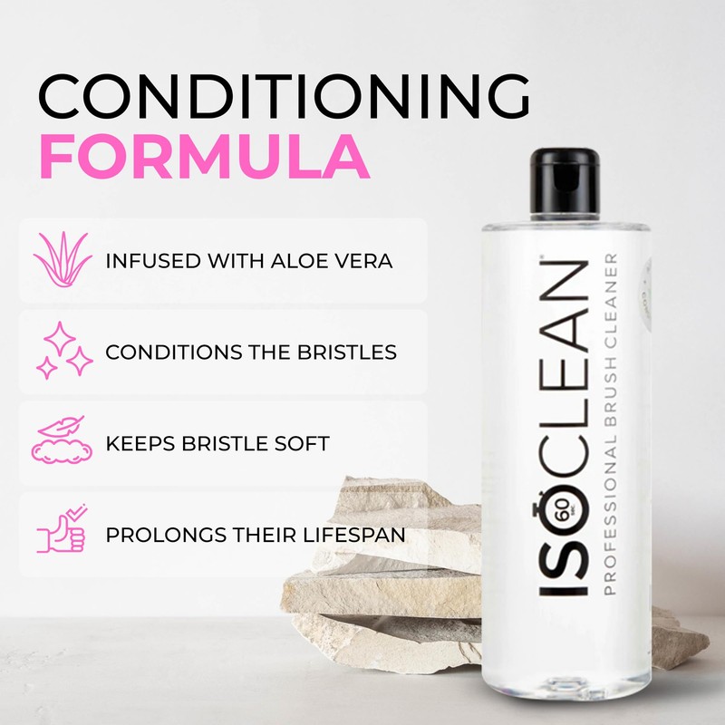 Isoclean ISOCLEAN Antibacterial Makeup Brush Cleaner Liquid Easy Pour Solution