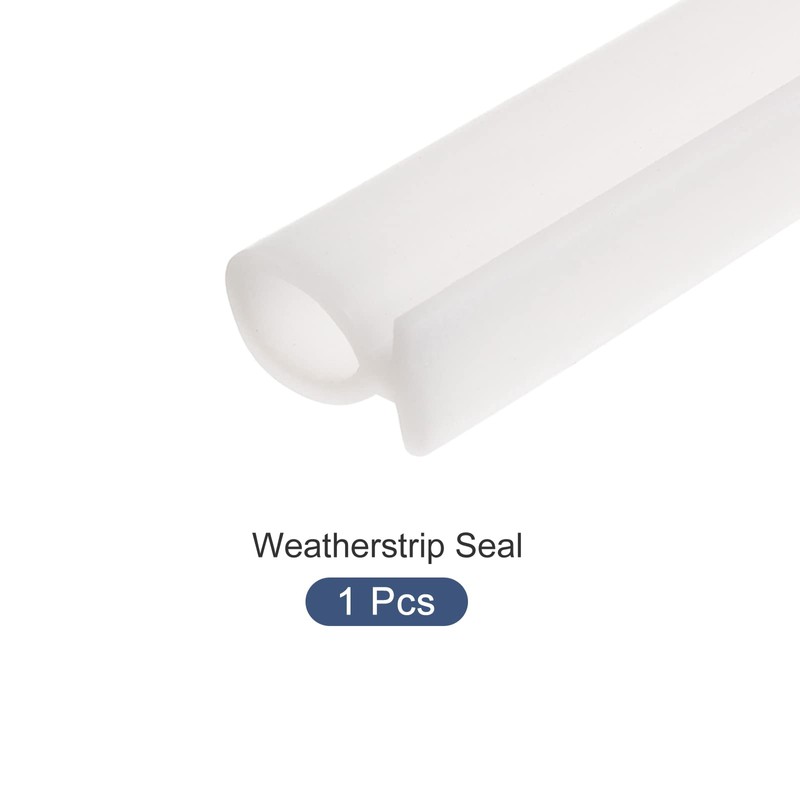 METALLIXITY Bulb Type Window Weatherstrip (7mmx5Meter) 1Pcs, Silicone T-Slot Mount