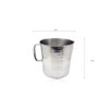 Stainless Steel Beaker, Pitcher with Handle, 169oz 5000ml 5 Liter