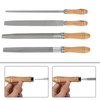 TopHomer 20 Pieces Wooden File Handle, Safety File Handle with