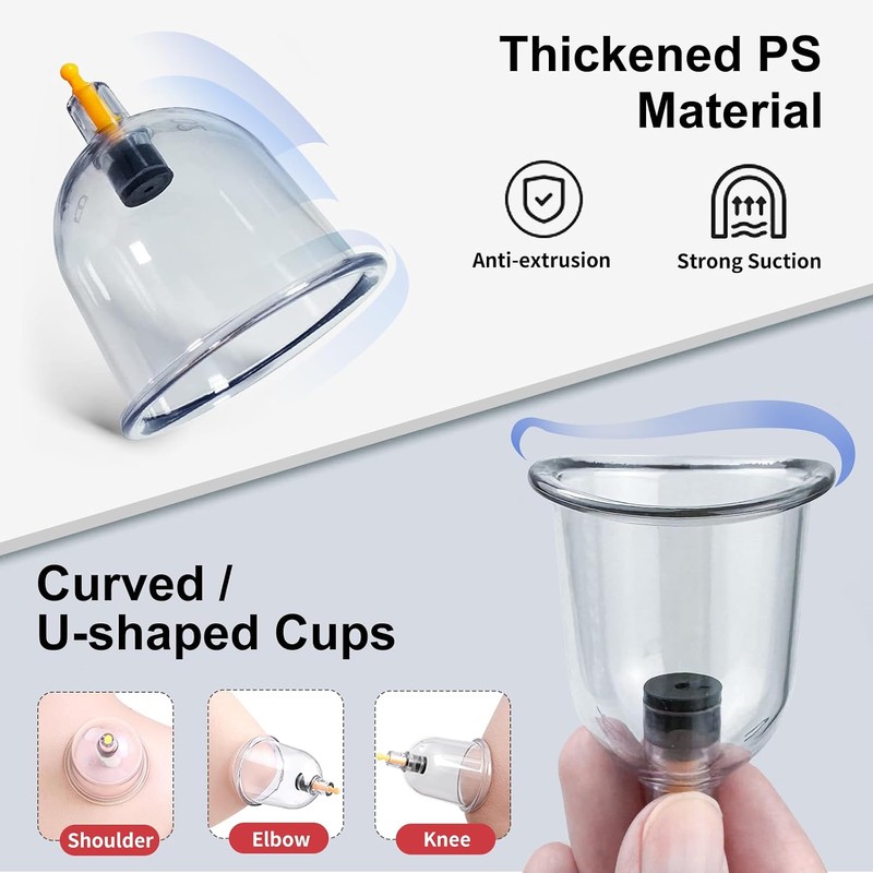 Cupping Therapy Set,32 Therapy Cups Cupping Set with Pump, Professional