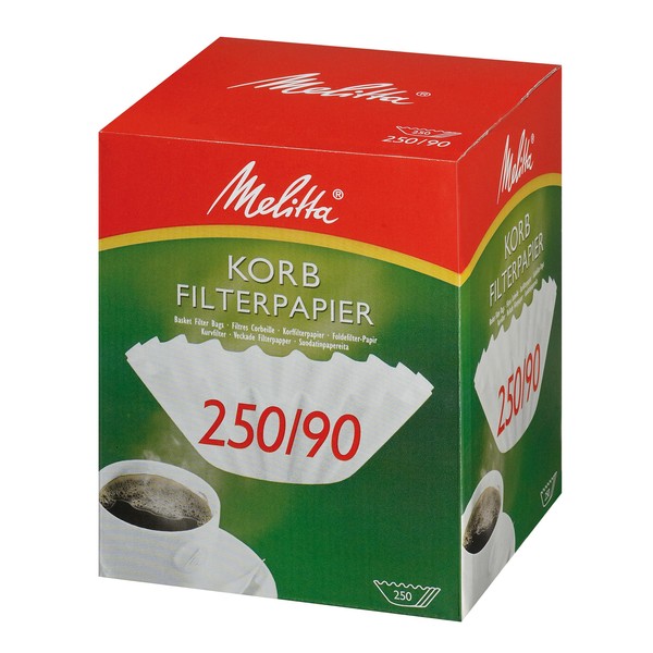 Melitta Basket Filter 90 White Pack of 250