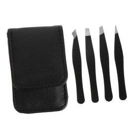 Ipetboom Stainless Steel Eyebrow Tweezer Set Beauty Tool Ergonomic Handle for Home Salon