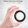 JEELAD 25kN Lapel Ring Aluminum Alloy Climbing High Strength Durable