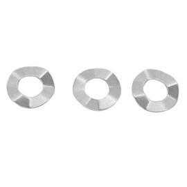 Shaft Washer, Shaft Spring Washer, Mounting Parts Washers and Circlips Made of Stainless Steel (M10 (20 Pieces) for Electrical Connections