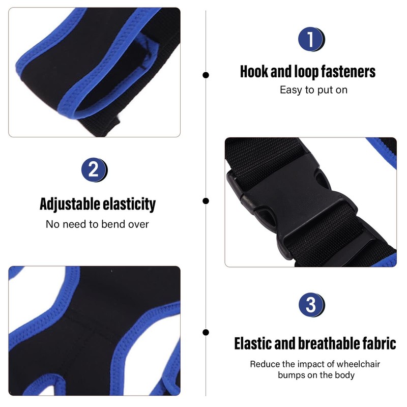 Cinturón De Seguridad Para Silla Ruedas, Correas De Sujeción Ajustables,