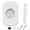 Siding Mounting Block, 8141DBL Siding Mounting Kit with Built-in Electrical