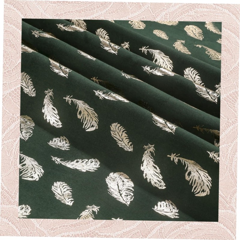 CIYODO Pattern Table Cloth Gold Stamping Cotton Linen Tablecloth for