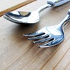 Nagao Children's Spoon and Fork Set, 5.4 inches (13.8 cm),