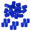 PATIKIL Round Rubber End Caps 14.5mm ID, 50 Pcs Rubber