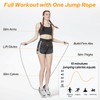 Euqvunn Skipping Rope Adult Fitness, Lightweight Rope Skipping with Bag,