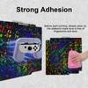 IdeaFormer-3D Rainbow Confetti PEF+Galaxy PEY Placa de construcción lisa para