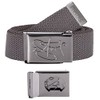 2Stoned Belt Buckle Matte Embossed Including Bottle Opener in Anthracite