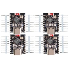 DUBEUYEW ESP32 ESP32-C3 Development Board Mini ESP32 C3 Supports WiFi Bluetooth Compatible with Arduino (4 Pieces)