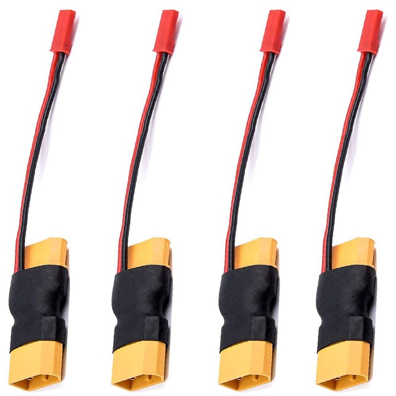 XT60 Male to Female Connectors with JST Female in-line Lipo