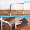 BOPKOWI Acrylic Step Stool,Acrylic Stool,Acrylic Small Step Stool,Clear Foot Stool,Clear