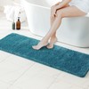 MIULEE Extra Thick Non Slip Bathroom Rug Shaggy Soft Bath