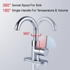 RKF Bar Sink Faucet Polished Chrome Single Hole Bathroom Sink