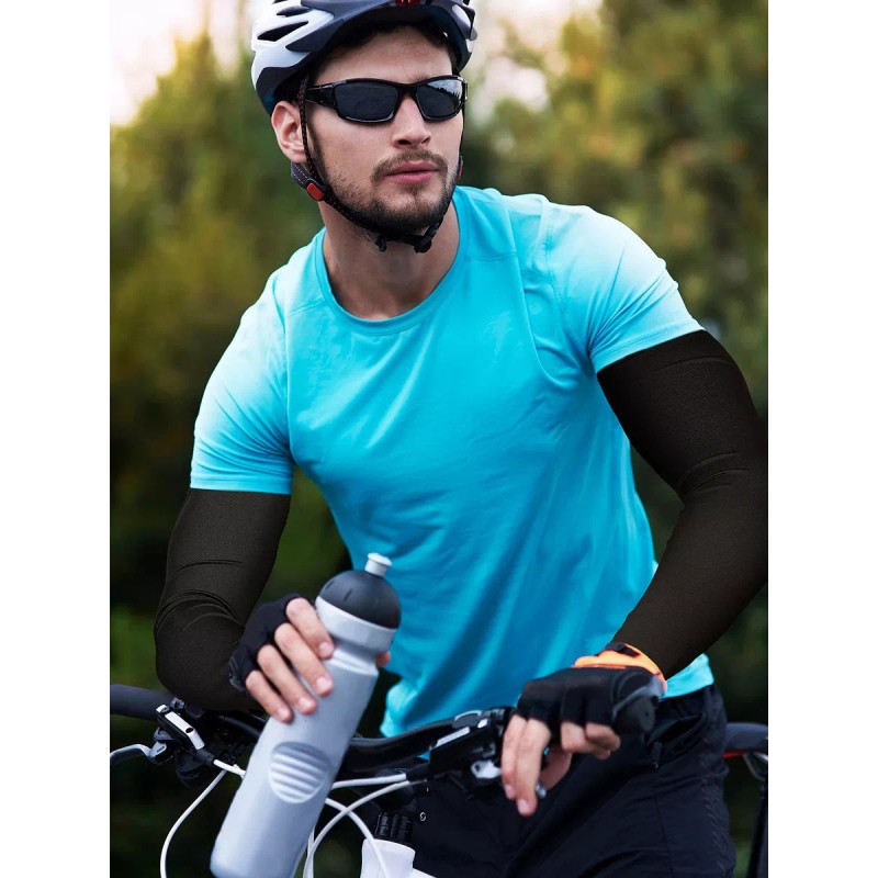 LOMETEB Manga Protector Deportiva Brazo Y Mano Sol Uv Protección