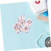 SUPVOX 80PCS Portable Round Bandages for Fingers Breathable Flexible Fingertip