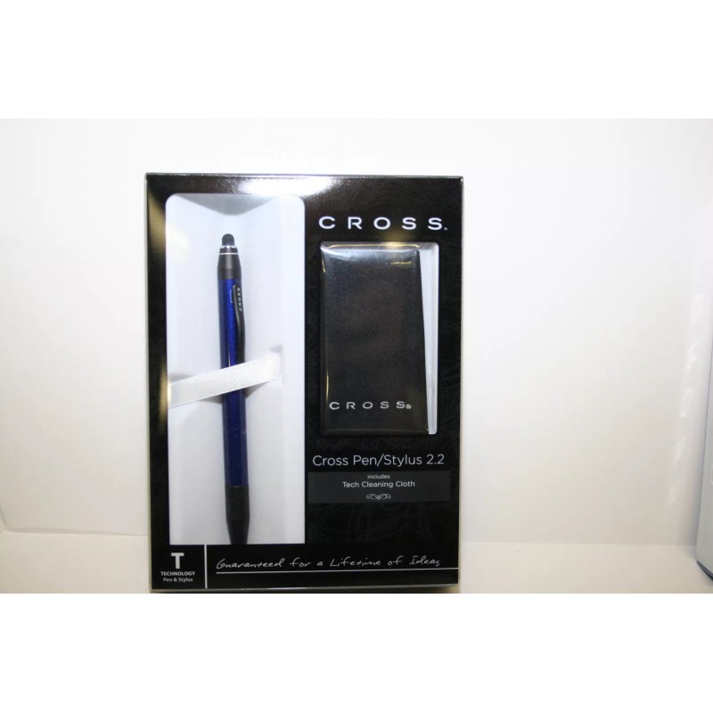 Cross Tech 2.2 Blue lacquer/Matte Black Appointments Dual Function Ballpoint