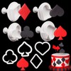 8 Pieces Poker Playing Bridge Plastic Cookie Cutter Playing Card