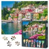 1000 Pieces Jigsaw Puzzle for Adults, Varenna Village Jigsaw Puzzles,