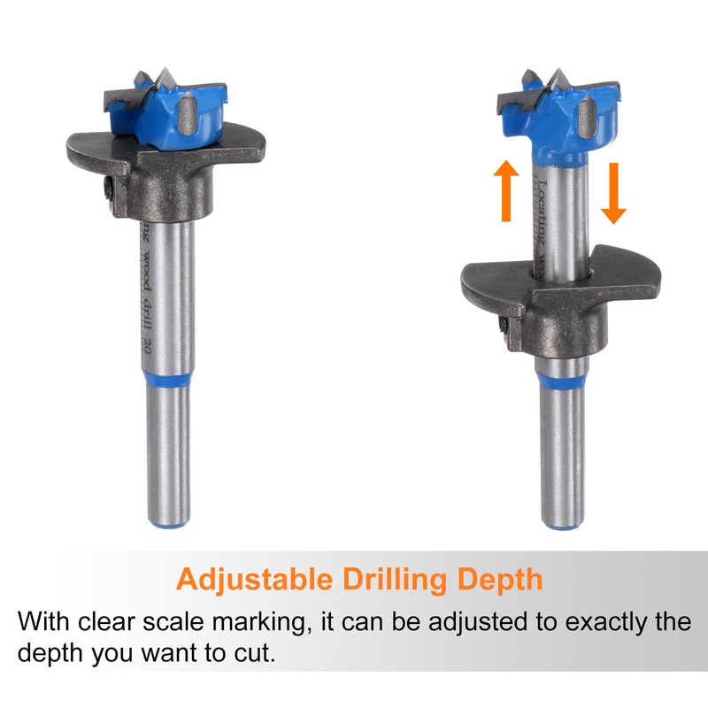 QUARKZMAN Forstner Drill Bit 20 mm (3/4 Inch) Tungsten Carbide
