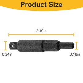 Hex Key Adapter for Straight Service Ratcheting Wrench, Fits for 3/16″ and 5/16″ Hex Valves - 2 Pca