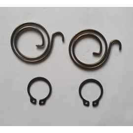 Door Handle Repair Kit Includes 2 Springs and 2 Circlips Widespread Fit for Doors Home and Office Easily Replace Coil Springs with Circlip Pliers (2 Turns, 1.8mm Thick)