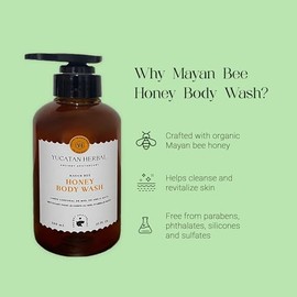 Yucatan Herbal Jabón Corporal de Miel de Abeja Maya