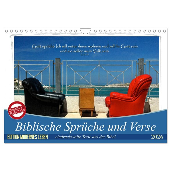 Biblical Sayings and Verses (Wall Calendar 2026 DIN A4 Landscape),