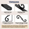 Yarssihha 8 Inch Decorative Shelf Brackets, 6 Pack Wall Mounted